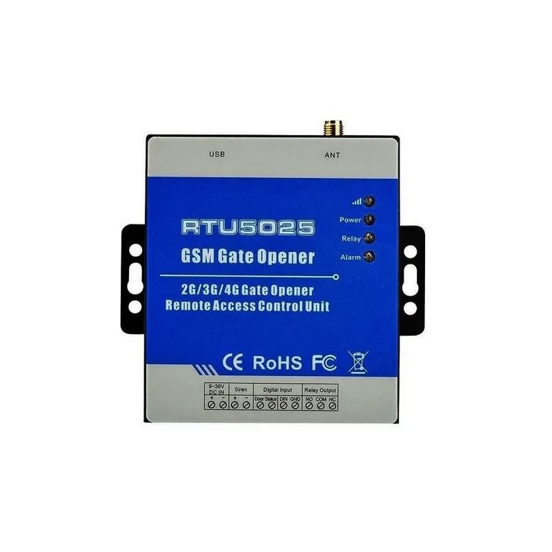 RTU 5025 4G Abre portón automático con celular...