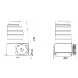 MOTOR PARA PORTON CORREDERA  XIANFENG L200 B GLOBALTECNO 2