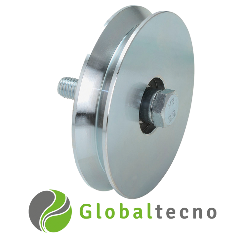 rueda porton canal angular globaltecno 80 kg