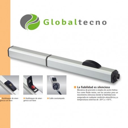 Kit set pack Faac 400 SBS - 7 METROS - Motor Hidráulico portón batiente brazo 1 hoja