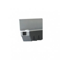 Cremallera Ppa modelo Pop angulo acero, nylon negra -... 2