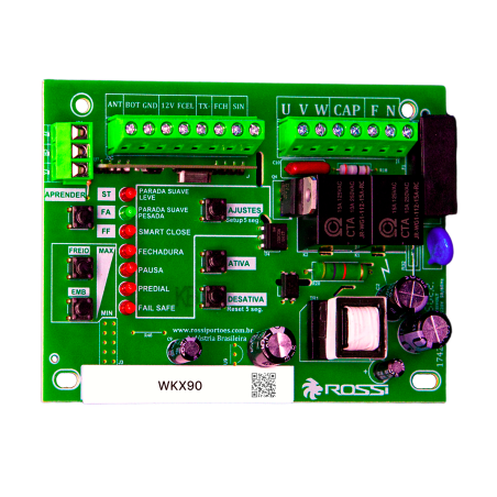 Rossi WKX90 - central placa de mando - Fin de carrera cableado