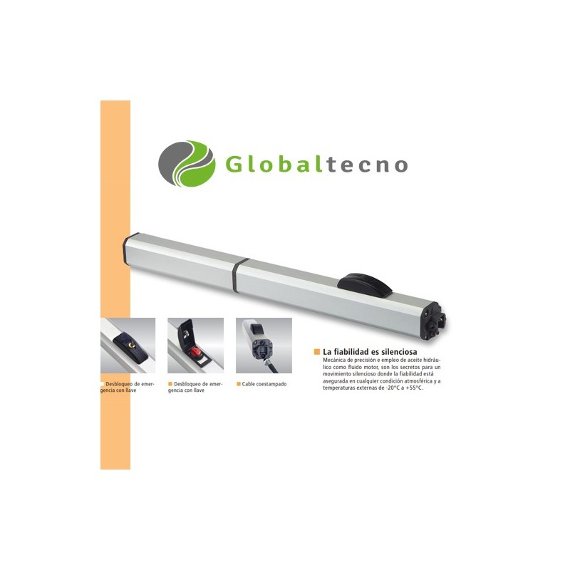 Kit set pack - DOBLE-  Faac 400 SBS  - 7 MT - Motor portón batiente