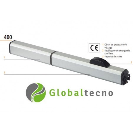 Kit set pack - DOBLE-  Faac 400 SBS  - 7 MT - Motor portón batiente