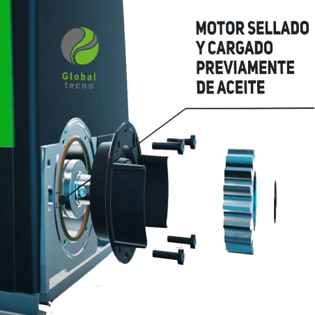 Motor Centurion D10 TURBO SMART - 1000 kg - 45 mt/min - Corredera