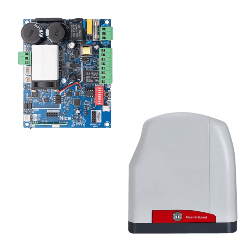 Motor con central Nice SR600I High Speed (600Kg)