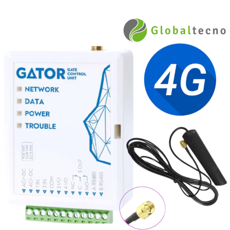 gsm gator 4g, sistema de apertura remota gsm llamada celular