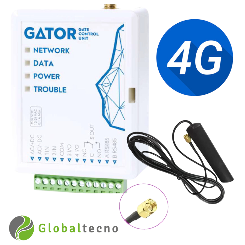 Kit Abre Portón con Celular Trikdis GV17 4G - Gator - 997 números