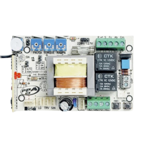 Central de mando Ppa comando 4 Trimpot monofasica 1 Motor Ppa