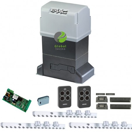 Kit Set Pack - Motor Faac 844 z16 - 1800 kg - Corredera