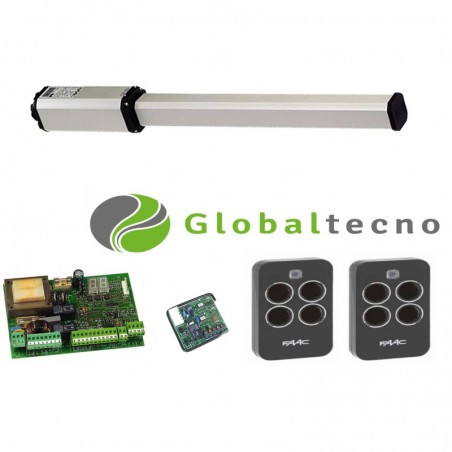 Kit set pack Faac 402 SBS - Motor Hidráulico portón batiente brazo 1 hoja - 3 MT