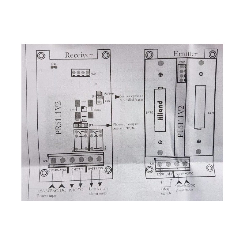 Fotocelda inalambrica Hiland - sensor fotocelula
