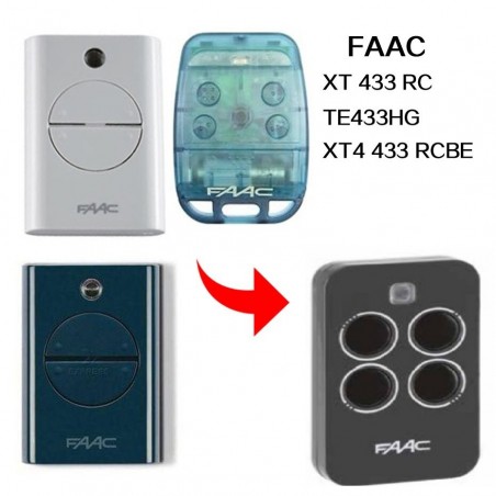 control remoto faac rc reemplaza modelos anteriores